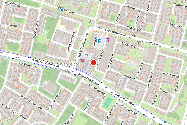 Brandweer-melding op Paletplein, Tilburg op 28 juni, kaart-overzicht