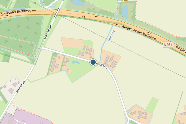 Politie-melding op Moerstraat, Tilburg op 27 juni, kaart-overzicht