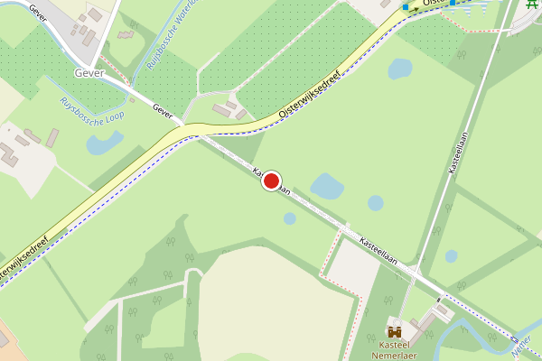 Brandweer-melding op Kasteellaan, Haaren op 28 juni, kaart-overzicht