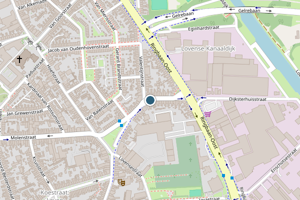 Politie-melding op Van Meterenstraat, Tilburg op 28 juni, kaart-overzicht