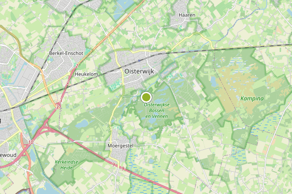 Ambulance-melding op Oisterwijk op 29 juni, kaart-overzicht