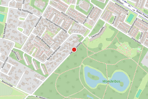 Brandweer-melding op Zwartvenseweg, Tilburg op 30 juni, kaart-overzicht