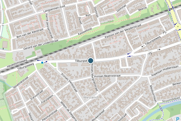 Politie-melding op Tilburgseweg, Oisterwijk op 3 juli, kaart-overzicht