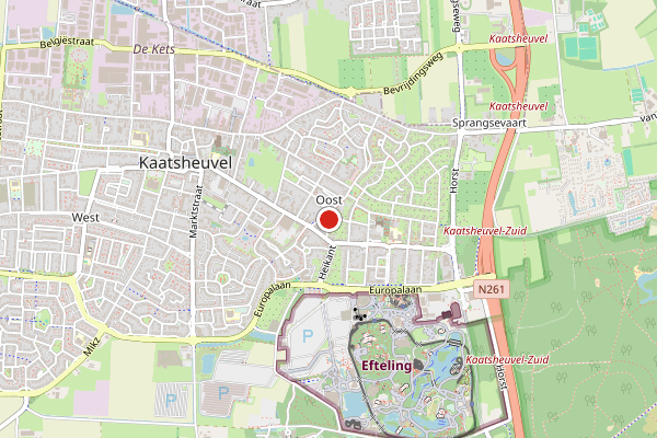 Kaart Kaatsheuvel