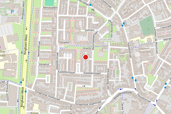 Brandweer-melding op Duiventoren, Tilburg op 3 juli, kaart-overzicht