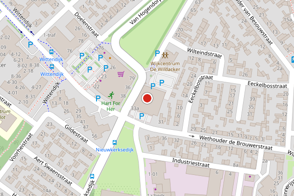Brandweer-melding op Wethouder de Brouwerstraat, Goirle op 5 juli, kaart-overzicht