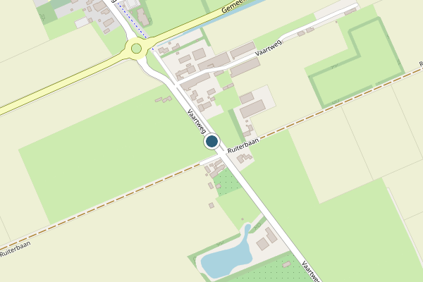Politie-melding op Vaartweg, Dongen op 7 juli, kaart-overzicht