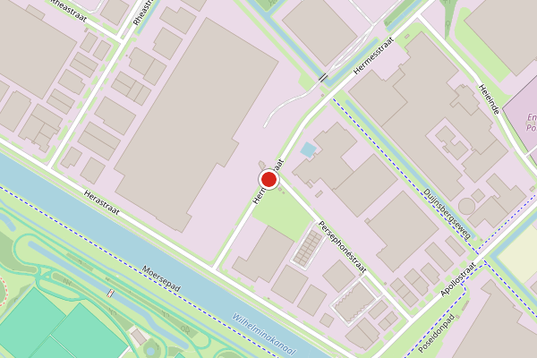 Brandweer-melding op Hermesstraat, Tilburg op 9 juli, kaart-overzicht