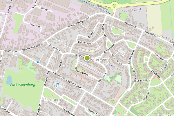 Ambulance-melding op Ringvaert, Kaatsheuvel op 10 juli, kaart-overzicht