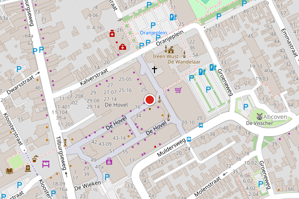 Brandweer-melding op koffiebakkers, Goirle op 11 juli, kaart-overzicht