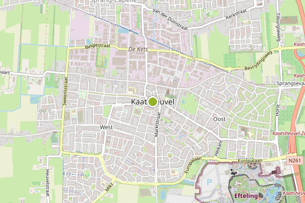 Ambulance-melding op Kaatsheuvel op 11 juli, kaart-overzicht