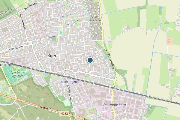 Politie-melding op terhoutseweg, Rijen op 12 juli, kaart-overzicht