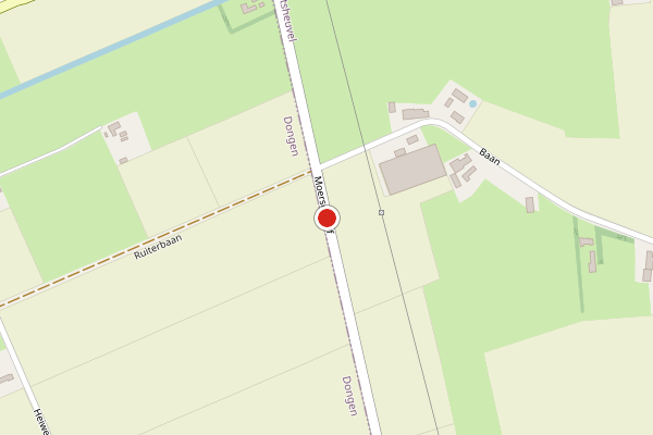 Brandweer-melding op Moersedreef, Kaatsheuvel op 13 juli, kaart-overzicht