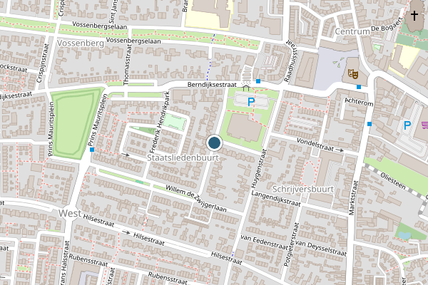Politie-melding op Juliana van Stolbergstraat, Kaatsheuvel op 16 juli, kaart-overzicht