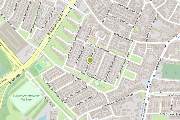 Ambulance-melding op Henri Verbuntstraat, Tilburg op 17 juli, kaart-overzicht