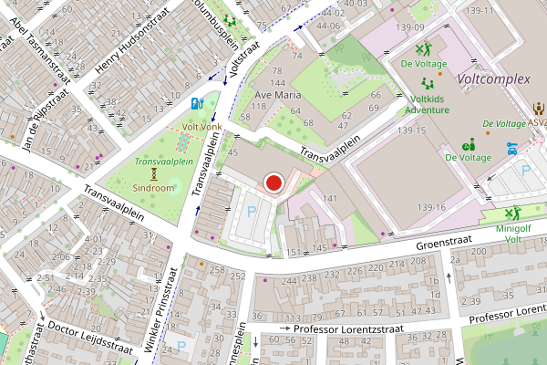 Brandweer-melding op Transvaalplein, Tilburg op 17 juli, kaart-overzicht