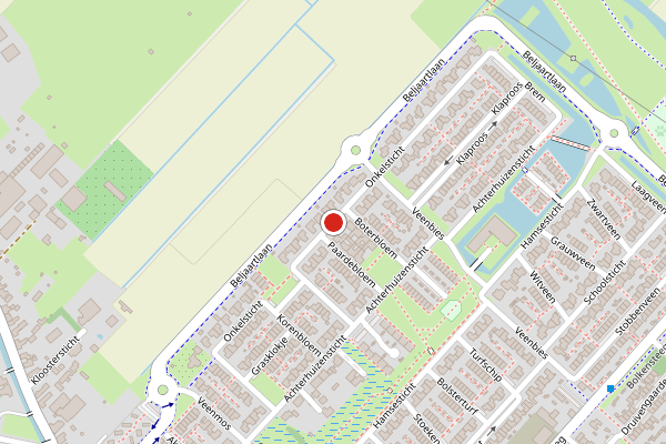 Brandweer-melding op Onkelsticht, Dongen op 17 juli, kaart-overzicht