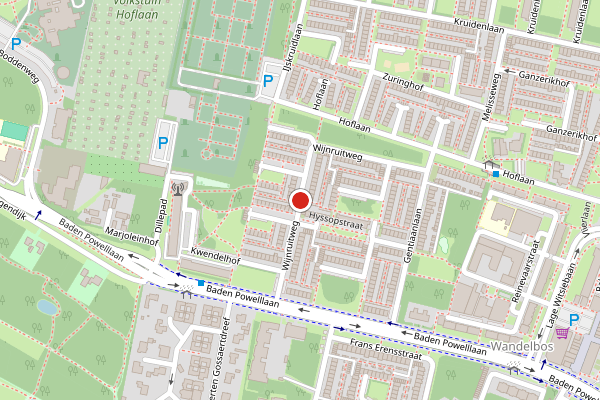Brandweer-melding op Wijnruitweg, Tilburg op 17 juli, kaart-overzicht