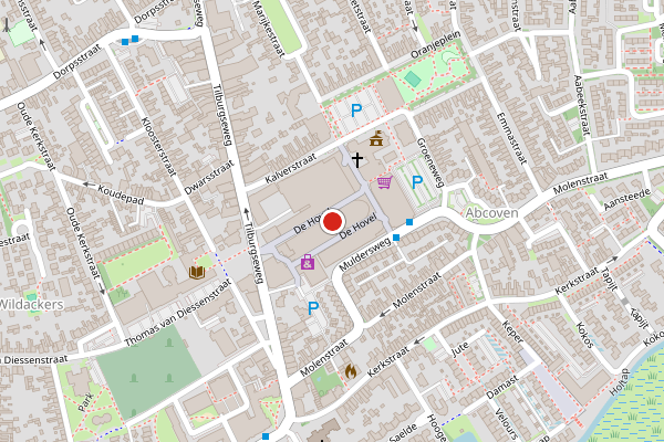 Brandweer-melding op De Hovel, Goirle op 19 juli, kaart-overzicht