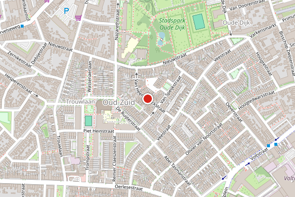 Brandweer-melding op Van Heemskerckstraat, Tilburg op 19 juli, kaart-overzicht