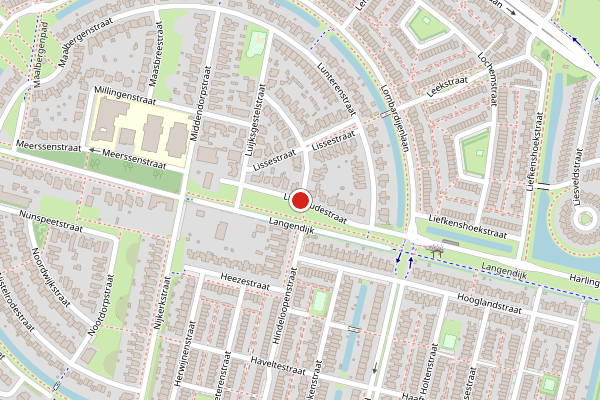 Brandweer-melding op Luxwoudestraat, Tilburg op 21 juli, kaart-overzicht