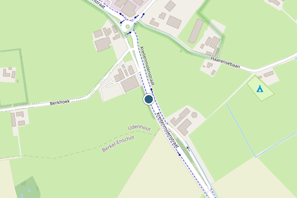 Politie-melding op Kreitenmolenstraat, Udenhout op 29 juli, kaart-overzicht