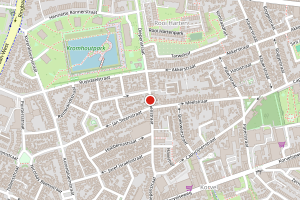Brandweer-melding op Diepenstraat, Tilburg op 31 juli, kaart-overzicht