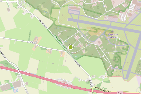 Ambulance-melding op Gilze op 31 juli, kaart-overzicht
