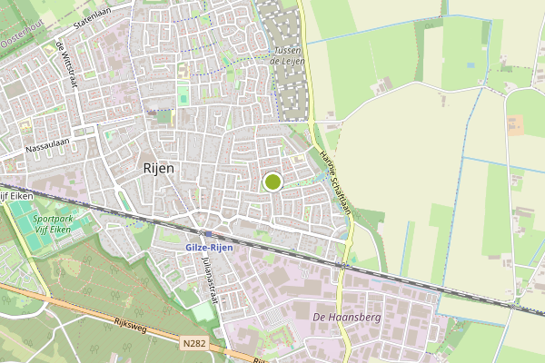 Ambulance-melding op Rijen op 31 juli, kaart-overzicht