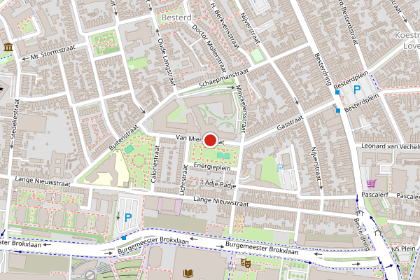 Brandweer-melding op Energieplein, Tilburg op 1 augustus, kaart-overzicht