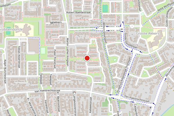 Brandweer-melding op Costerman Boodtstraat, Goirle op 2 augustus, kaart-overzicht