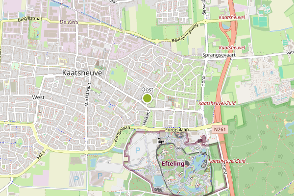 Ambulance-melding op Kaatsheuvel op 4 augustus, kaart-overzicht