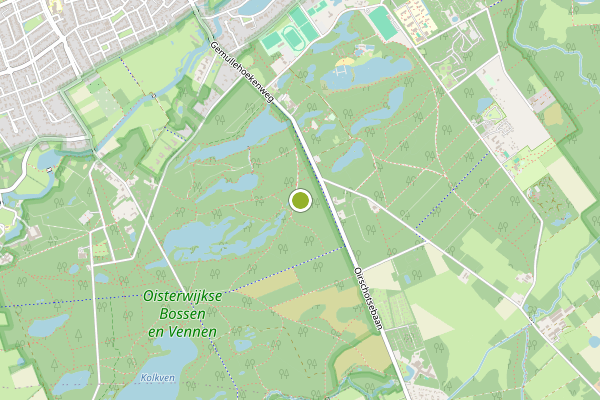 Ambulance-melding op Oisterwijk op 5 augustus, kaart-overzicht