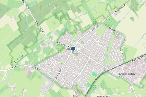 Politie-melding op Udenhout op 6 juni, kaart-overzicht