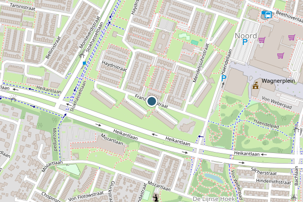 Politie-melding op Franz Lisztstraat, Tilburg op 9 juni, kaart-overzicht