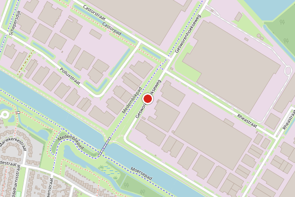 Brandweer-melding op Gesworenhoekseweg, Tilburg op 11 juni, kaart-overzicht