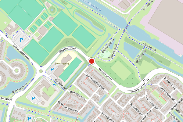 Brandweer-melding op Brummenpad, Tilburg op 14 juni, kaart-overzicht