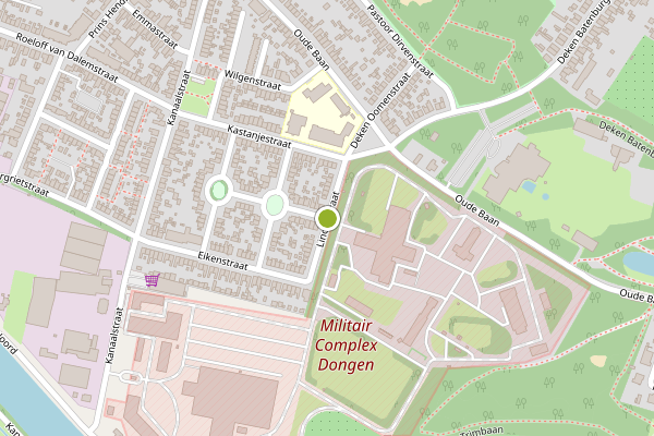 Ambulance-melding op Lindenstraat, Dongen op 16 juni, kaart-overzicht