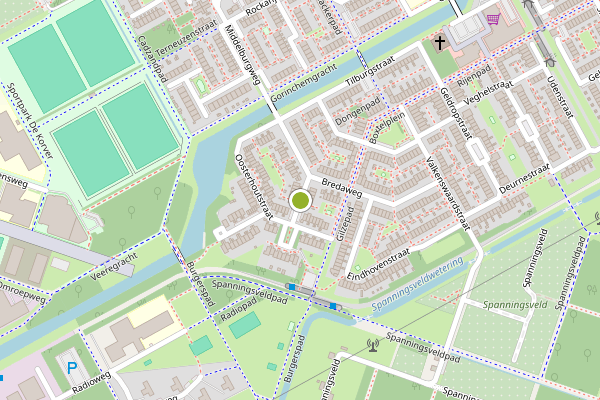 Ambulance-melding op Kaatsheuvel op 18 juni, kaart-overzicht
