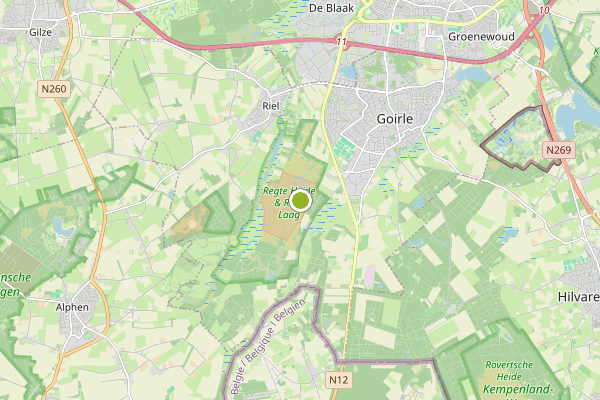 Ambulance-melding op Goirle op 21 juni, kaart-overzicht