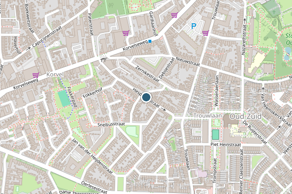 Politie-melding op Hesperenstraat, Tilburg op 21 juni, kaart-overzicht