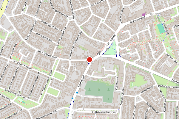 Brandweer-melding op Berkdijksestraat, Tilburg op 22 juni, kaart-overzicht