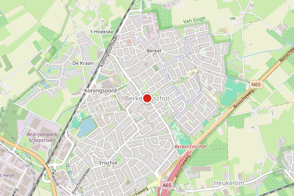 Brandweer-melding op Berkel-Enschot op 25 juni, kaart-overzicht