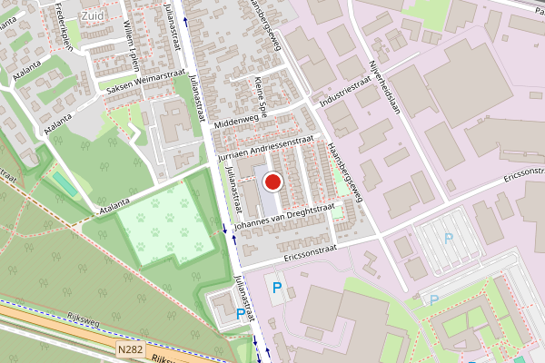 Brandweer-melding op Aart Schoumanstraat, Rijen op 27 juni, kaart-overzicht